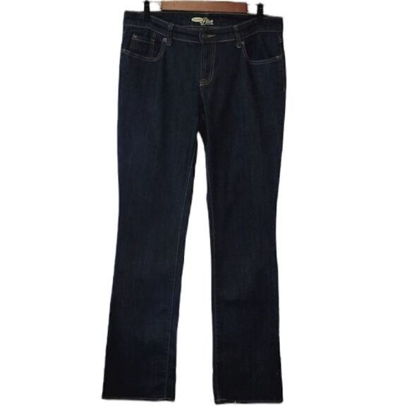 Old Navy Dark Wash The Diva Boot Cut Blue Jeans Size 10 - Picture 1 of 6